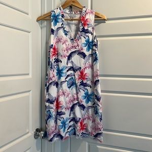 Tommy Bahama XXS Linen Shift dress (lined) with pockets- Fits size 2